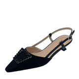 LUX DIAMOND SLINGBACK SCARPE CON TACCO SS25