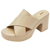 MULES SANDALI CON TACCO SS25